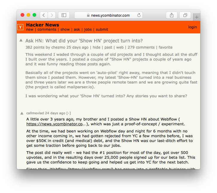 Visit the thread on Hacker News.